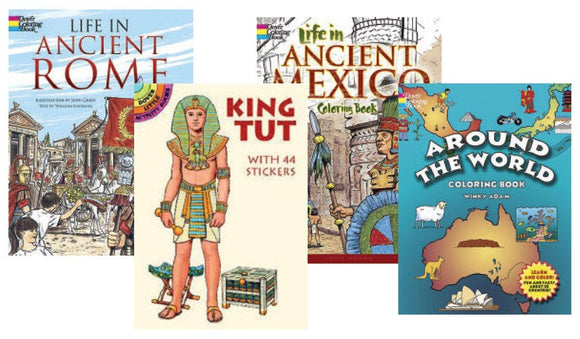 History Coloring BooksBrowse our collection of educational history coloring books and coloring with sticker books.
