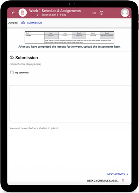 Saxon Math 3 - Online Schedule