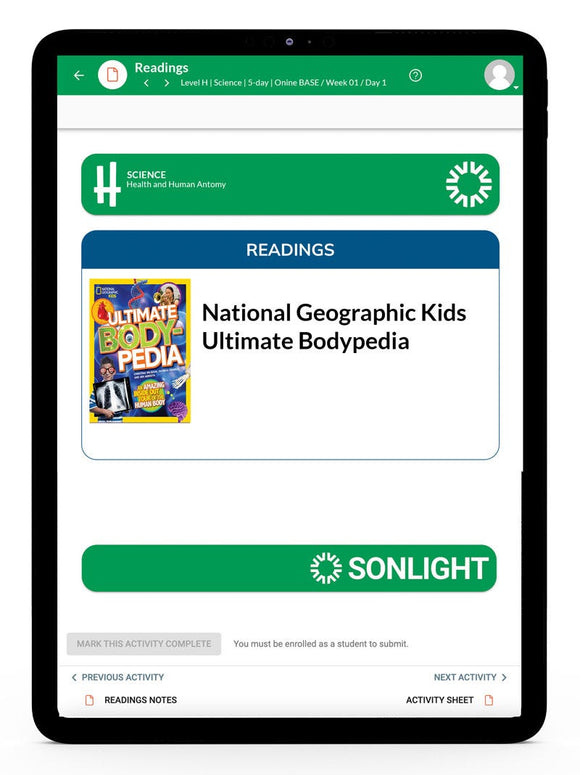 Health & Human Anatomy Instructor's Guide