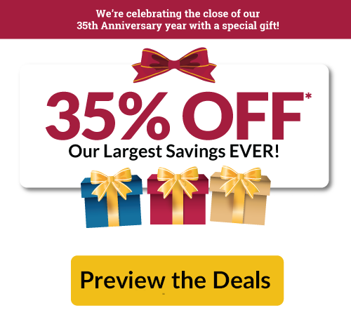 Let's celebrate our 35th Anniversary with the largest savings ever! 35% off Curriculum and more! See the upcoming deals now.