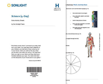 Extra Science H Student Activity Sheets | 4-Day