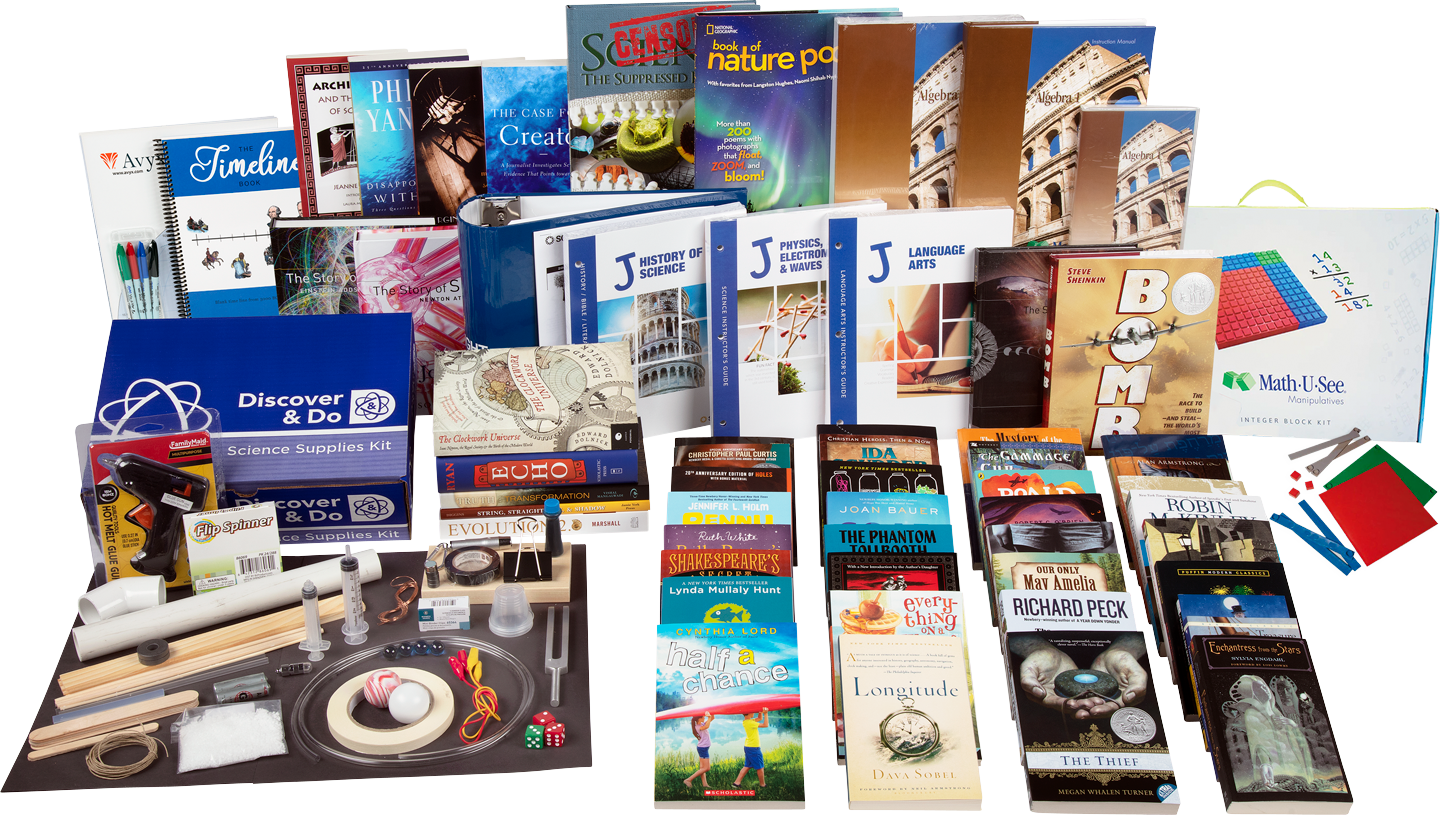 All-Subjects Package J - 8th Grade Homeschool Curriculum - 0