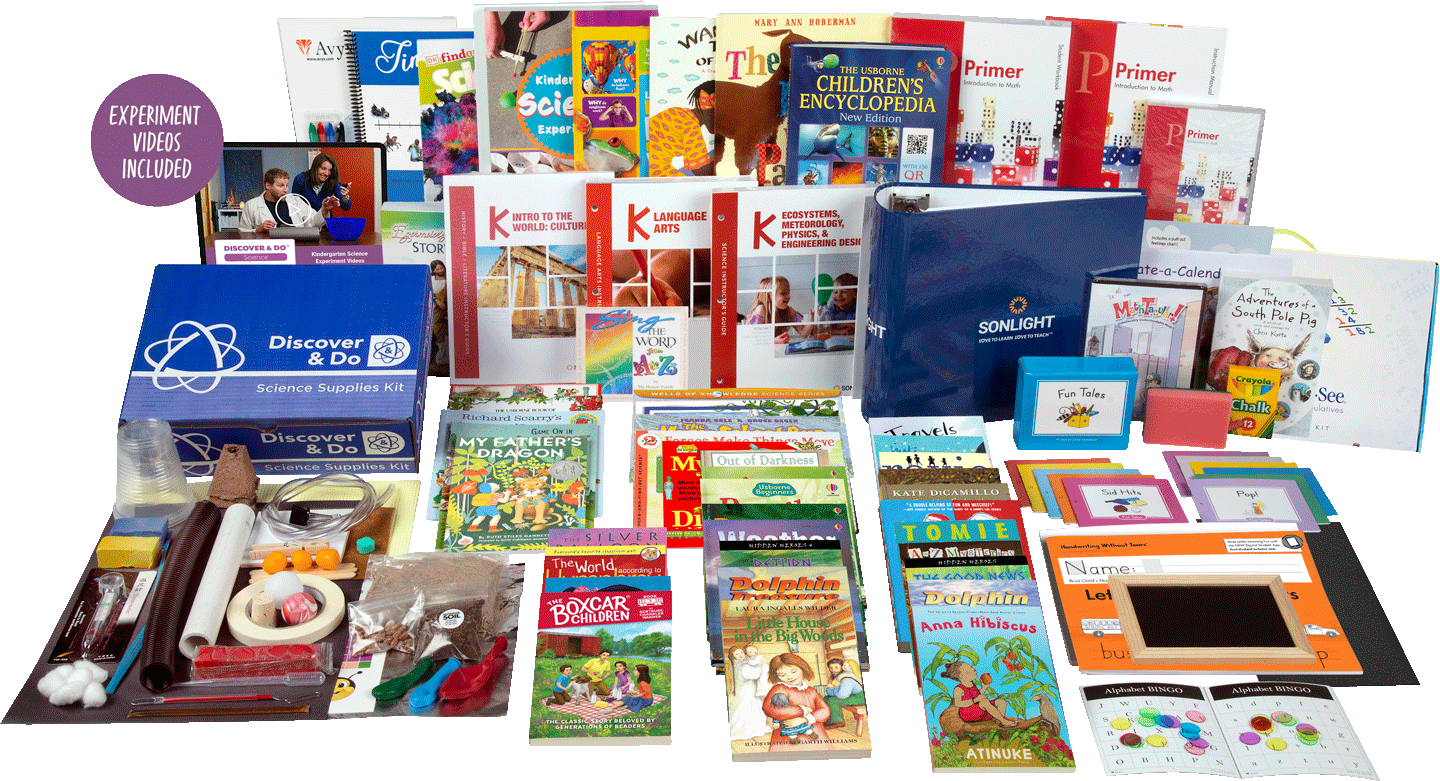All-Subjects Package K - Kindergarten Homeschool Curriculum - 0