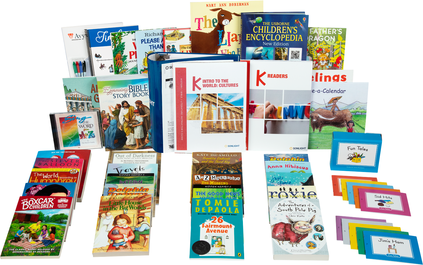 Intro to the World: CulturesHistory / Bible / Literature KInvestigate history and explore God's big world with a gentle introduction to formal academics.Age Range: 5-7Grade Range: K-2