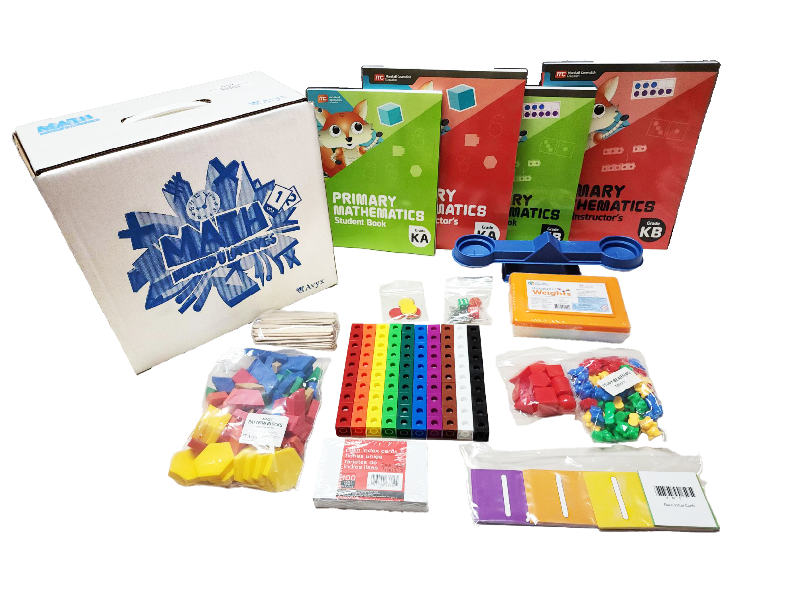Singapore Primary Math 2022 Edition K with Math Manipulatives