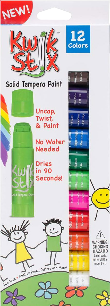 Kwik Stix-12 Tempera Paint