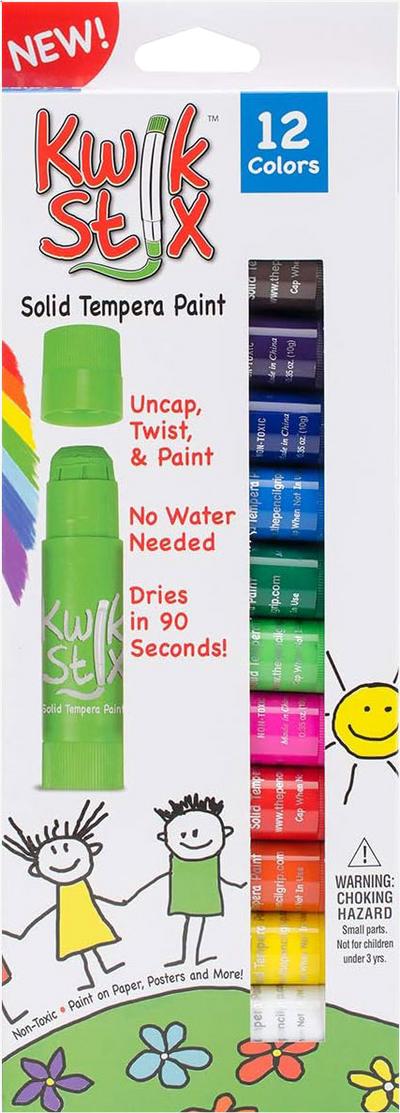 Kwik Stix-12 Tempera Paint