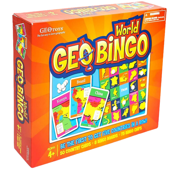 GeoBingo World Geography Board Game