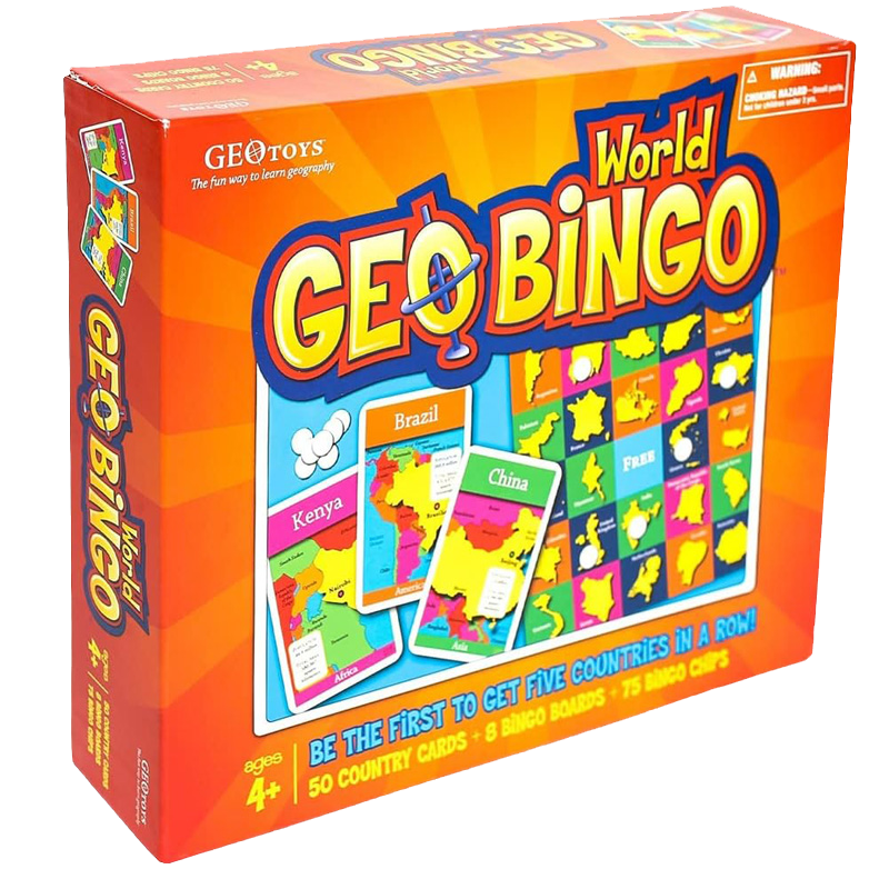 GeoBingo World Geography Board Game