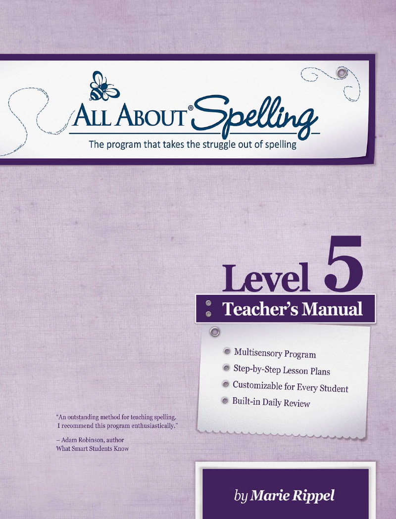 All About Spelling