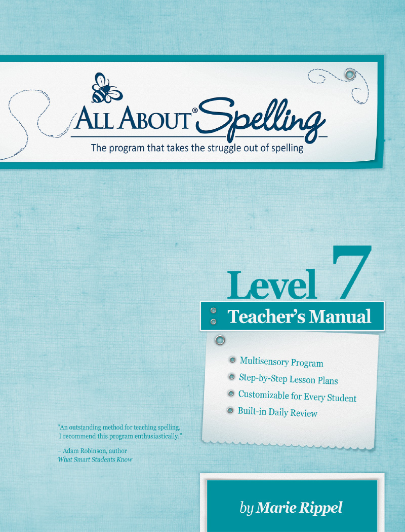 All About Spelling