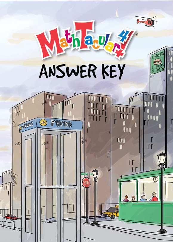 MathTacular 4 Answer Key (Clearance)