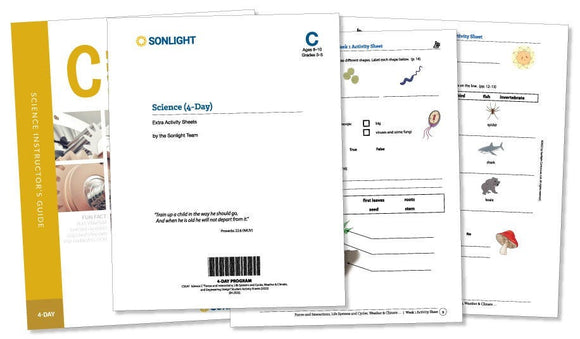 Extra Science C Student Activity Sheets