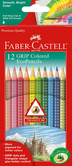 12 Grip Colored EcoPencils