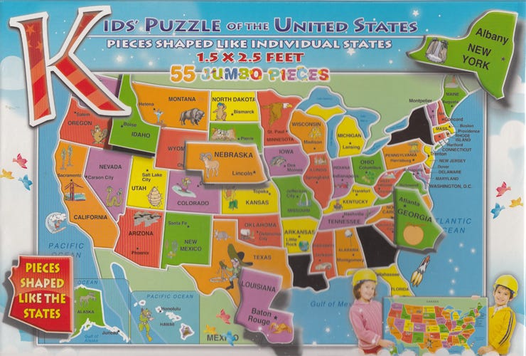 The Kids' Puzzle of the United States