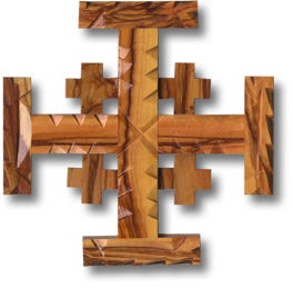The Jerusalem Cross - click to view a close-up