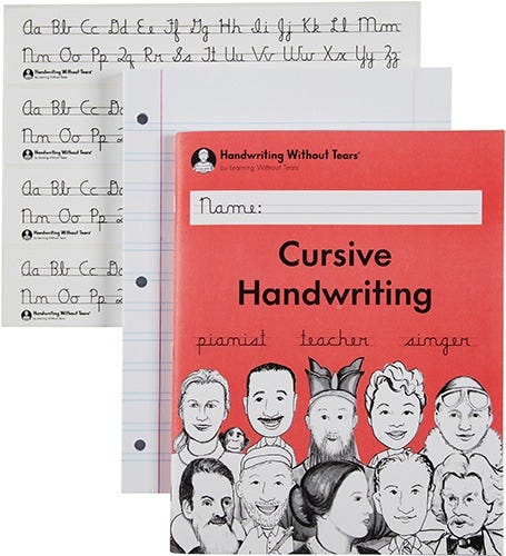 3rd Grade Homeschool Handwriting - Handwriting Without Tears Cursive