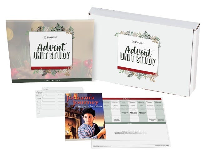 Family Advent Unit Study from Sonlight - Jotham's Journey