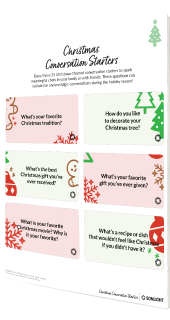 Attitude of Gratitude - Free printable conversation starters from Sonlight