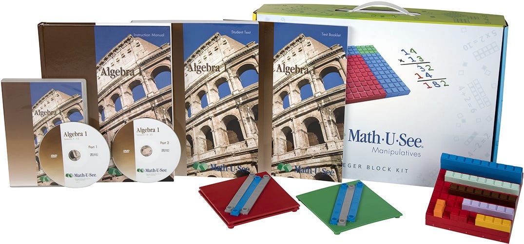 Math-U-See Algebra 1 Homeschool Math Curriculum