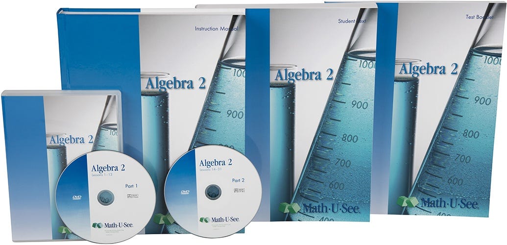 Math-U-See Algebra 2 - 10th Grade Homeschool Math Curriculum