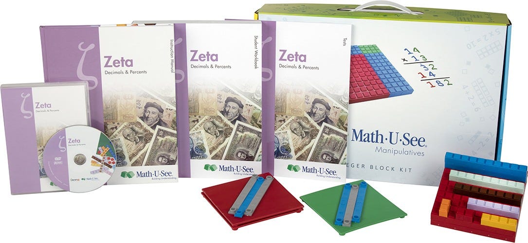 Math-U-See Zeta - 6th Grade Homeschool Math Curriculum