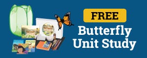 Free Butterfly Unit Study with purchase of All-Subjects package or History/Bible/Literature program!