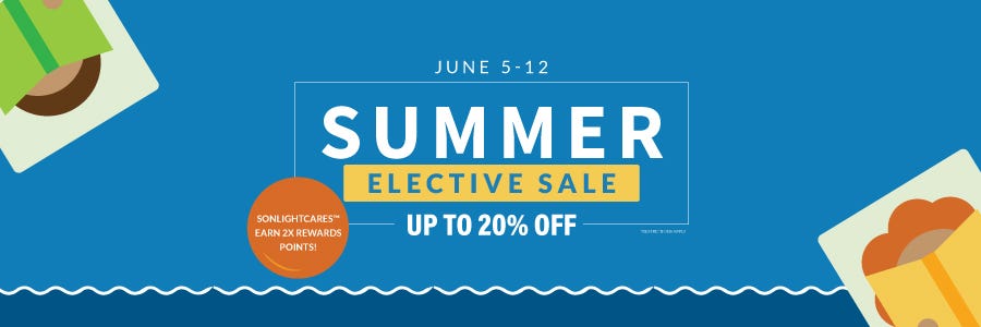 Get 20% off electives. June 5-12 during Sonlight's 2023 Summer Elective Sale