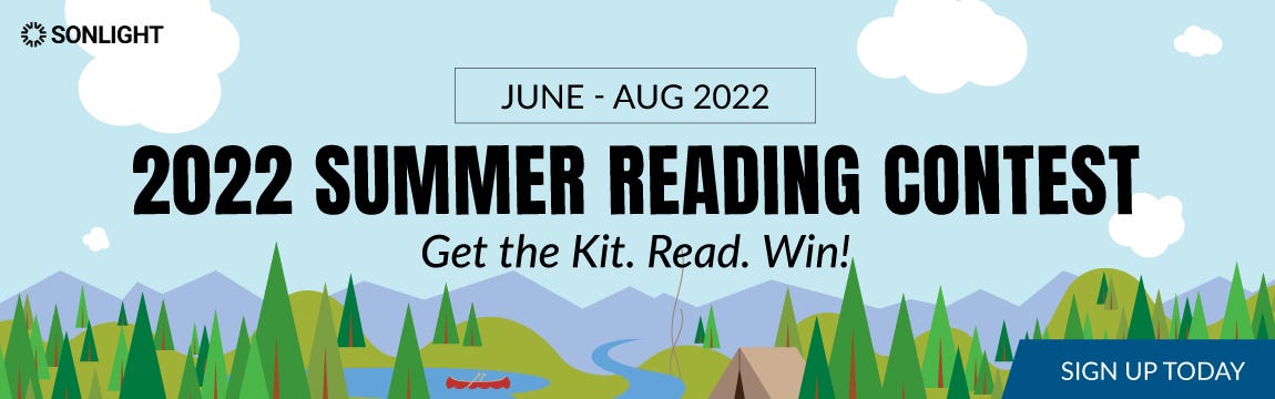 Join Sonlight's 2022 Summer Reading Contest - June through Aug 2022