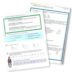 4th Grade Math - Horizons 4 Math Worksheets