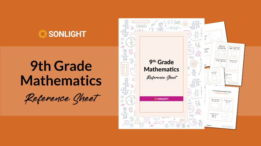 Ninth Grade Math Formulas/Charts