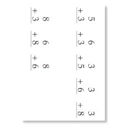 First Grade Math Worksheet: Saxon Math 1 sample worksheet: addition