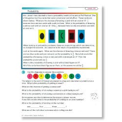 Horizons 5 Probability Worksheet